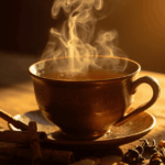 chá de maçã com canela
